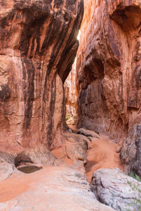 arches national park reservations slot canyon in the firey furnace