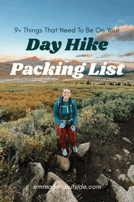 day-hike-packing-list day hike packing list