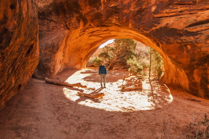 devils garden loop arches navajo arch in arches national park
