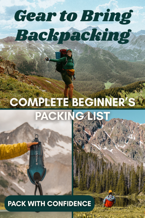 backpacking packing list