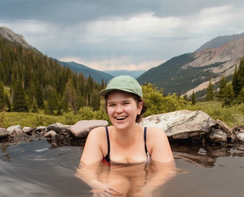 conundrum hot springs hike near aspen