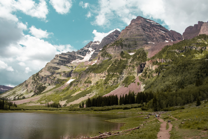 crater lake maroon bells