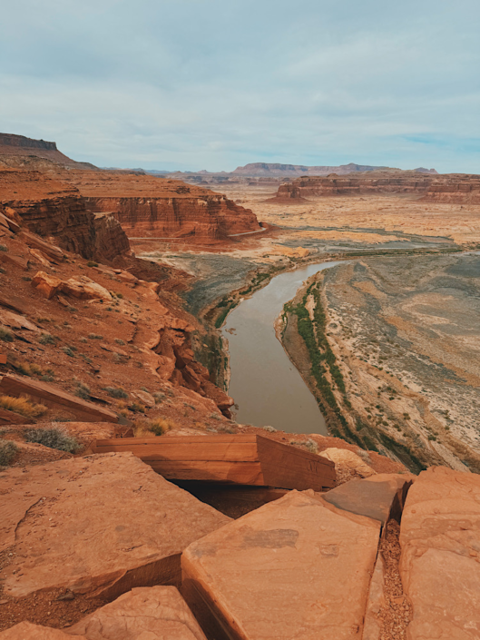 The Colorado river at the Hite overlook