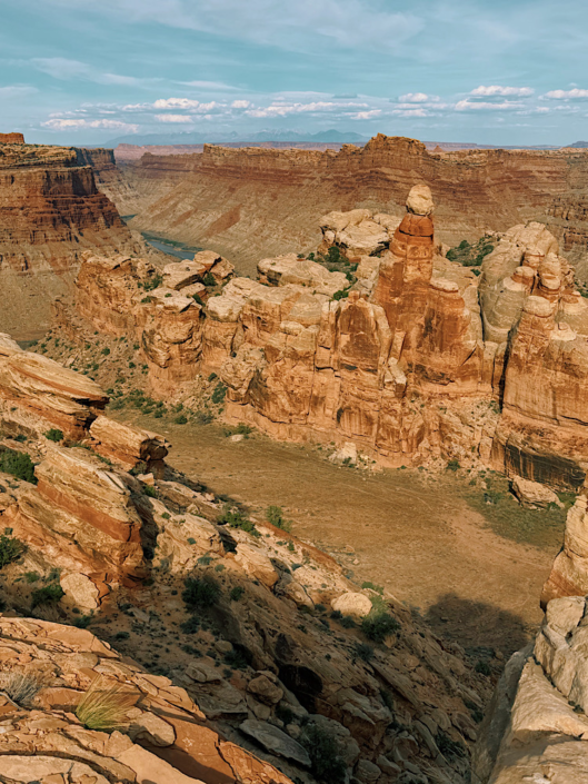 Colorado River view from the Granary Trail in the Maze District of Canyonlands National Park.