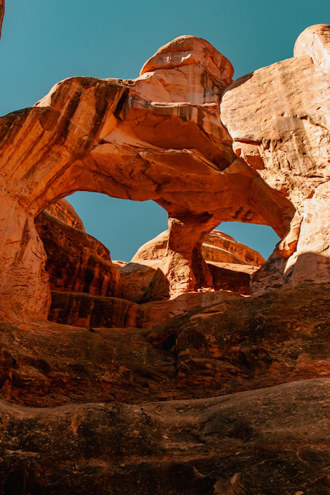 skull-arch-arches-national-park Skull Arch in Arches National Park during an Arches National Park vs Canyonlands comparison