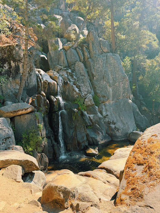 Lower Chilnualna Falls in Yosemite National Park