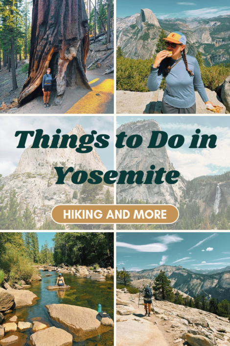 things to do in yosemite pinterest pin