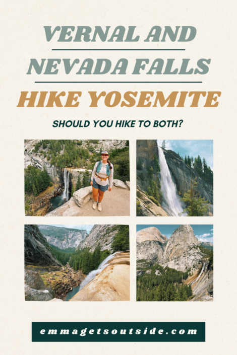 vernal and nevada falls hike pinterest pin